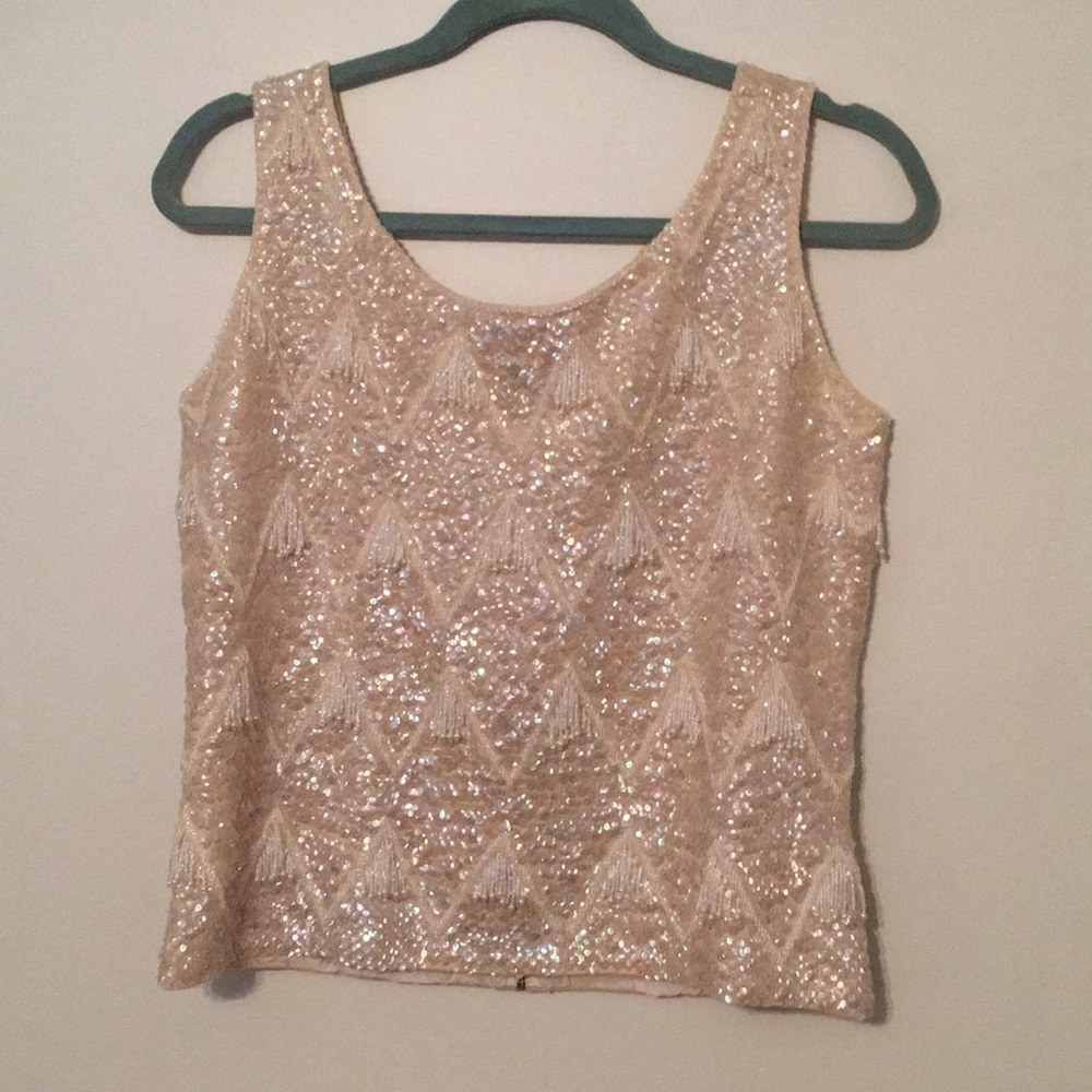 Beautifully beaded vintage blouse